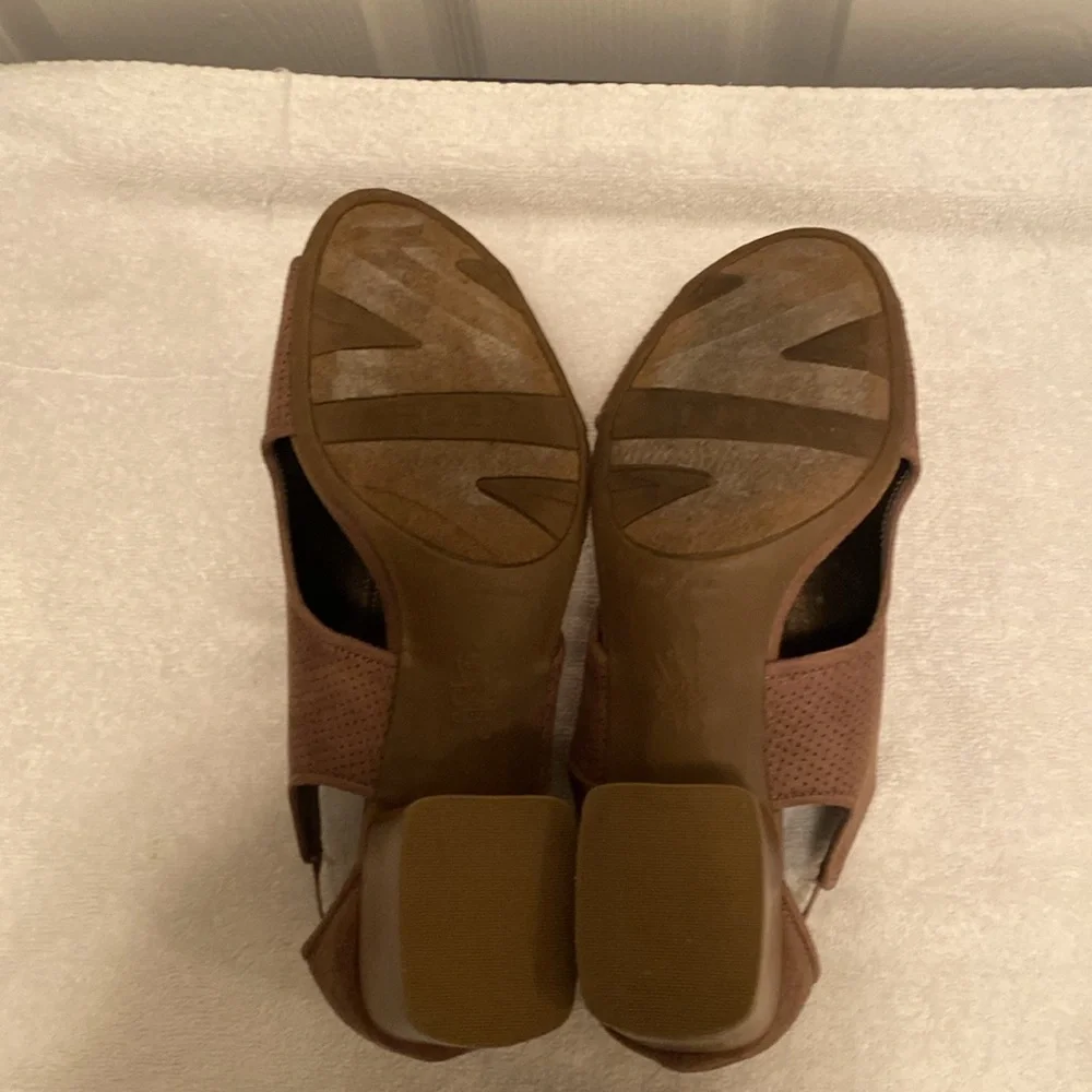 Life Stride Roxie Brown Peep Toe Sandals…size 10 - Picture 6 of 10